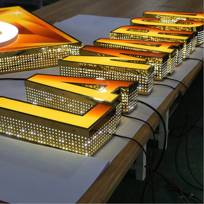 Lamarca 3D Frontlit And Backlit Channel Letter Led Light Sign - Shineneon