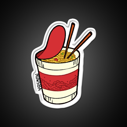 Lamen Cup Fast Food Led Neon Sign For Burger Place Rgb Color