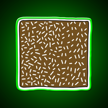 Lamington Snack Food Led Neon Sign Rgb Color - Shineneon