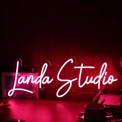 Landa Studio Red Led Neon Sign - Shineneon