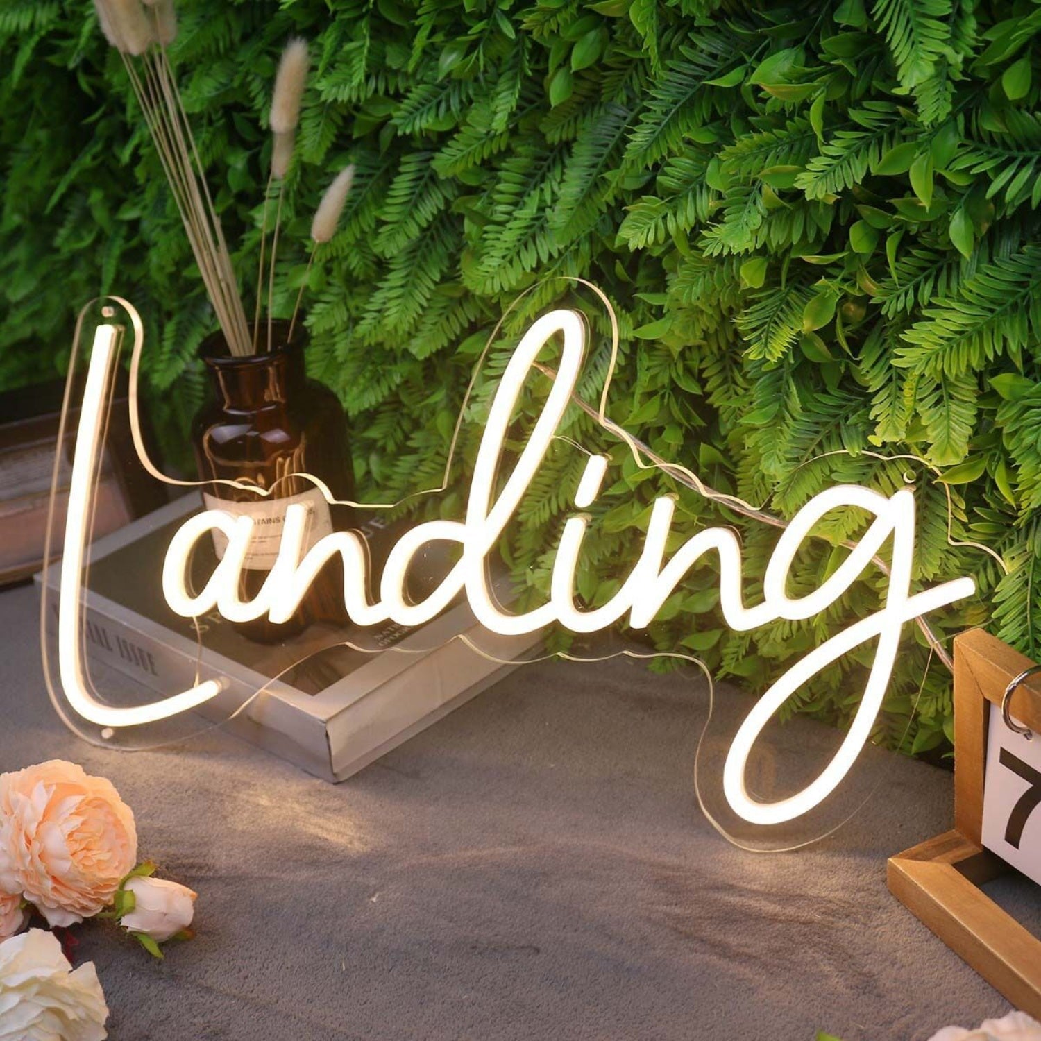Landing Yellow Led Neon Sign - Shineneon
