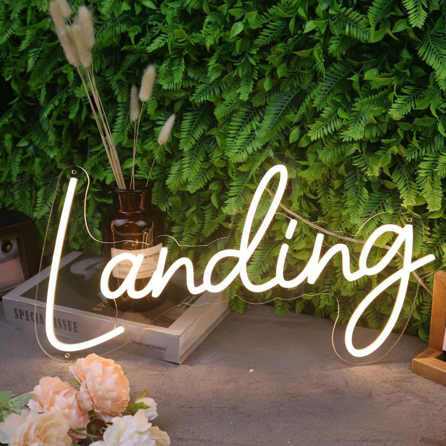 Landing Yellow Led Neon Sign - Shineneon