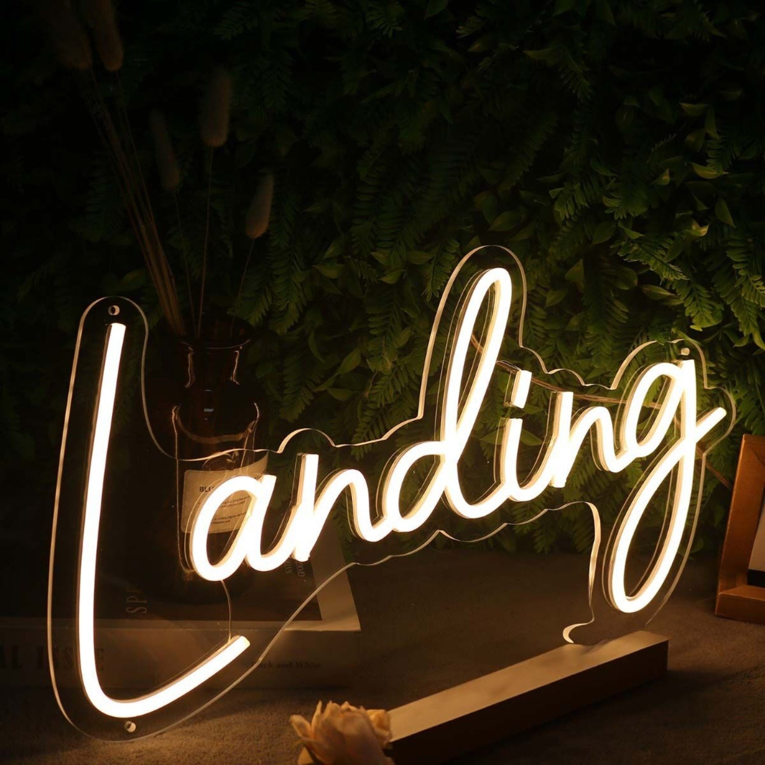 Landing Yellow Led Neon Sign - Shineneon