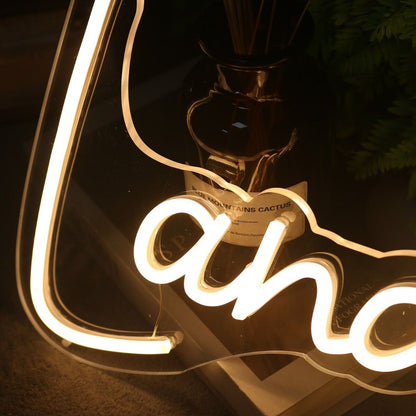 Landing Yellow Led Neon Sign - Shineneon