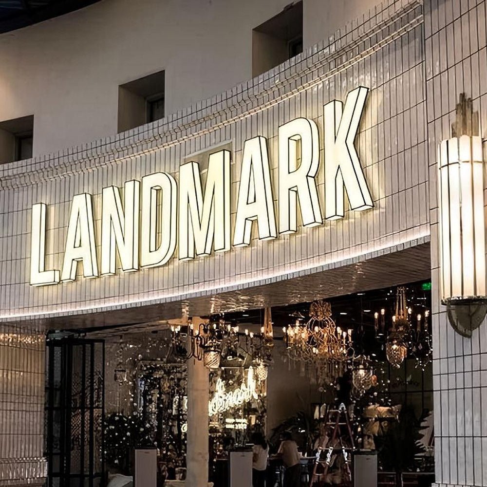 Landmark 3D Front And Back Lit Letters Metal Led Sign - Shineneon