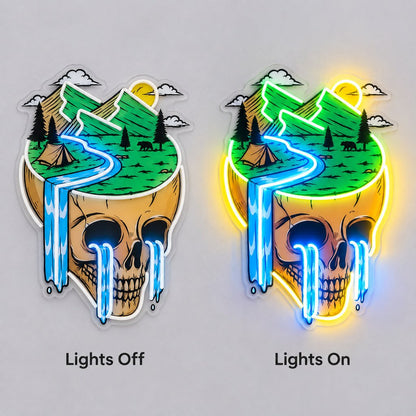 Landscape Skull LED Neon Sign - Shineneon