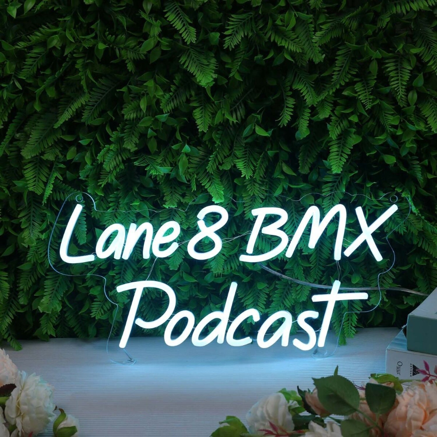 Lane 8 Bmx Podcast Blue Led Neon Sign - Shineneon