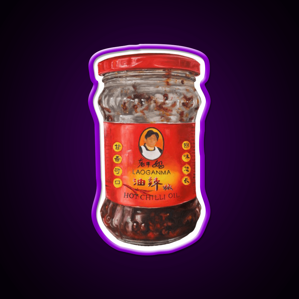 Laoganma Led Neon Sign Chinese Food Rgb Color - Shineneon