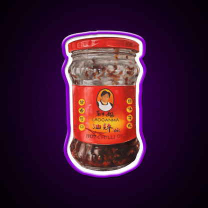 Laoganma Led Neon Sign Chinese Food Rgb Color - Shineneon