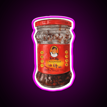 Laoganma Led Neon Sign Chinese Food Rgb Color - Shineneon
