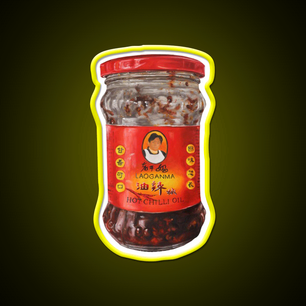 Laoganma Led Neon Sign Chinese Food Rgb Color