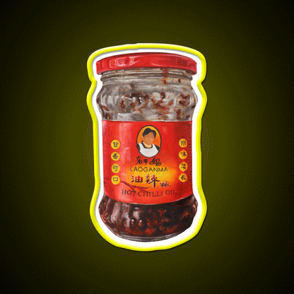 Laoganma Led Neon Sign Chinese Food Rgb Color