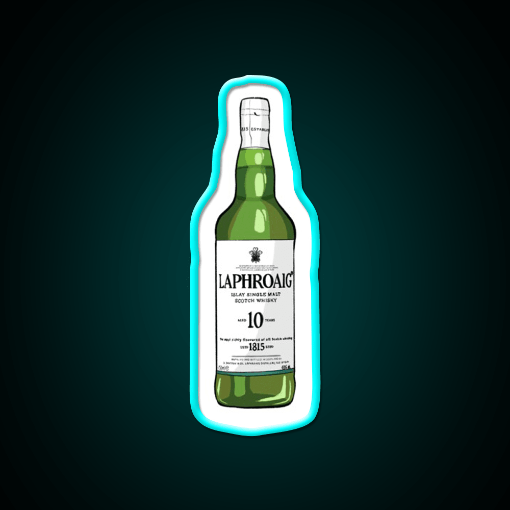 Laphroaig Whiskey Drink Bar Led Neon Sign Rgb Color - Shineneon