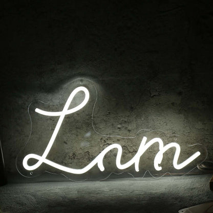 Lara White Led Neon Sign - Shineneon