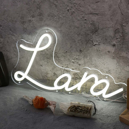 Lara White Led Neon Sign - Shineneon
