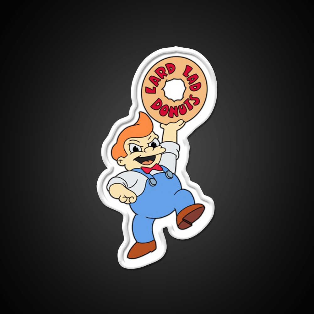 Lard Lad Snack Food Led Neon Sign Rgb Color - Shineneon