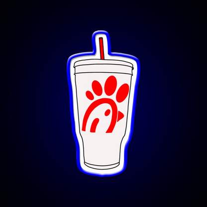 Large Drink Best Chicken Fast Food Led Neon Sign For Burger Place Rgb Color