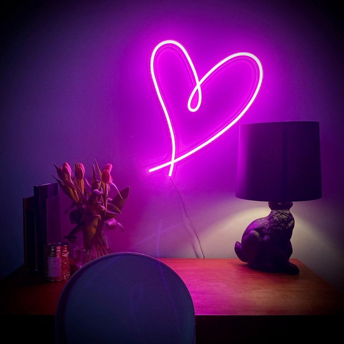 Large Heart Led Sign Business Neon Sign - Shineneon