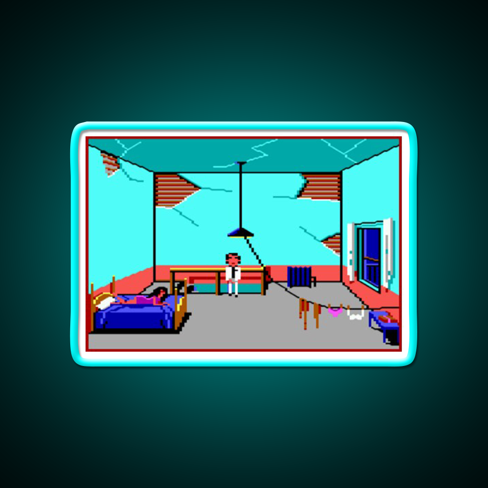 Larry Gets Laid Man Cave Bar Led Neon Sign Rgb Color