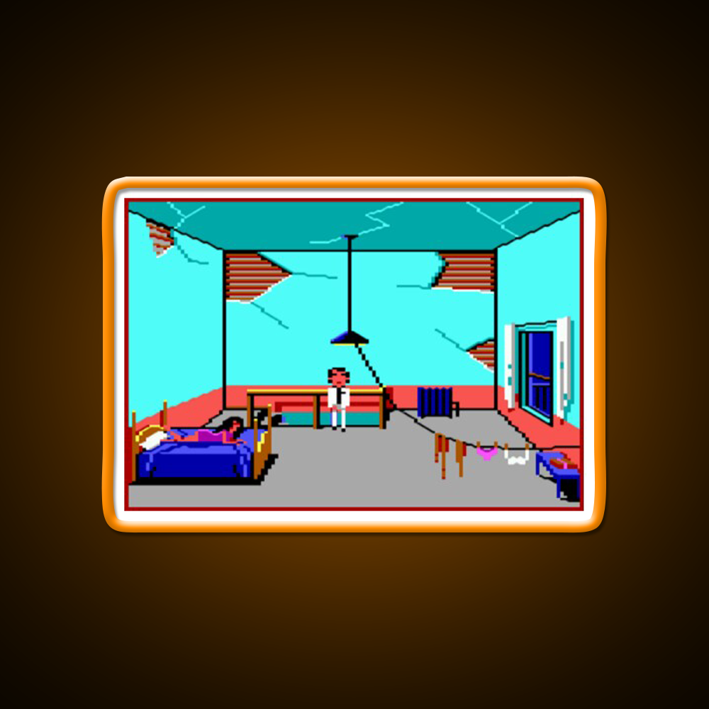 Larry Gets Laid Man Cave Bar Led Neon Sign Rgb Color