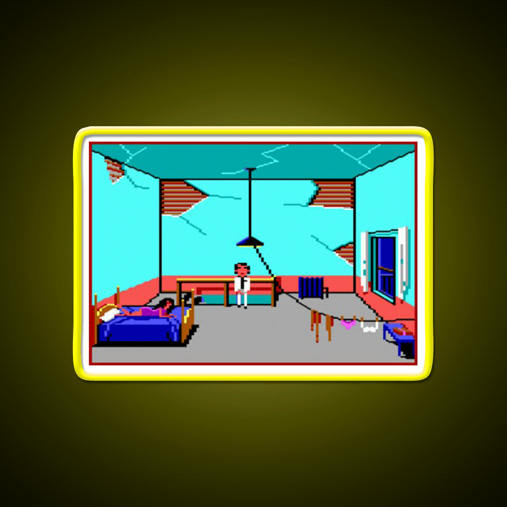 Larry Gets Laid Man Cave Bar Led Neon Sign Rgb Color