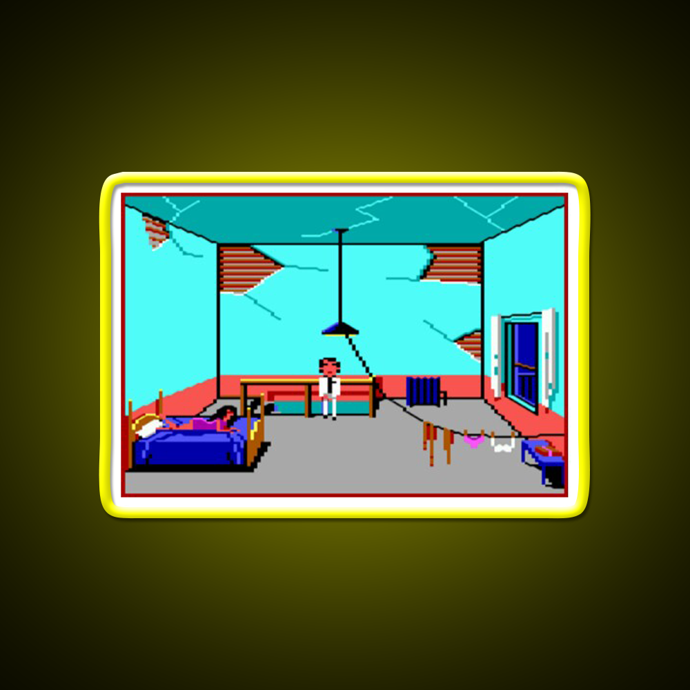 Larry Gets Laid Man Cave Bar Led Neon Sign Rgb Color