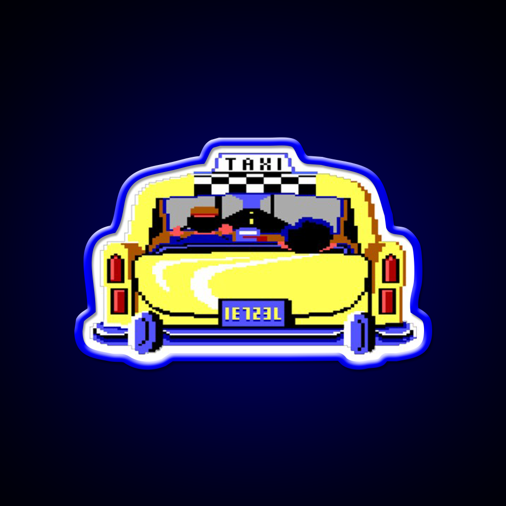 Larry In Taxi Man Cave Bar Led Neon Sign Rgb Color