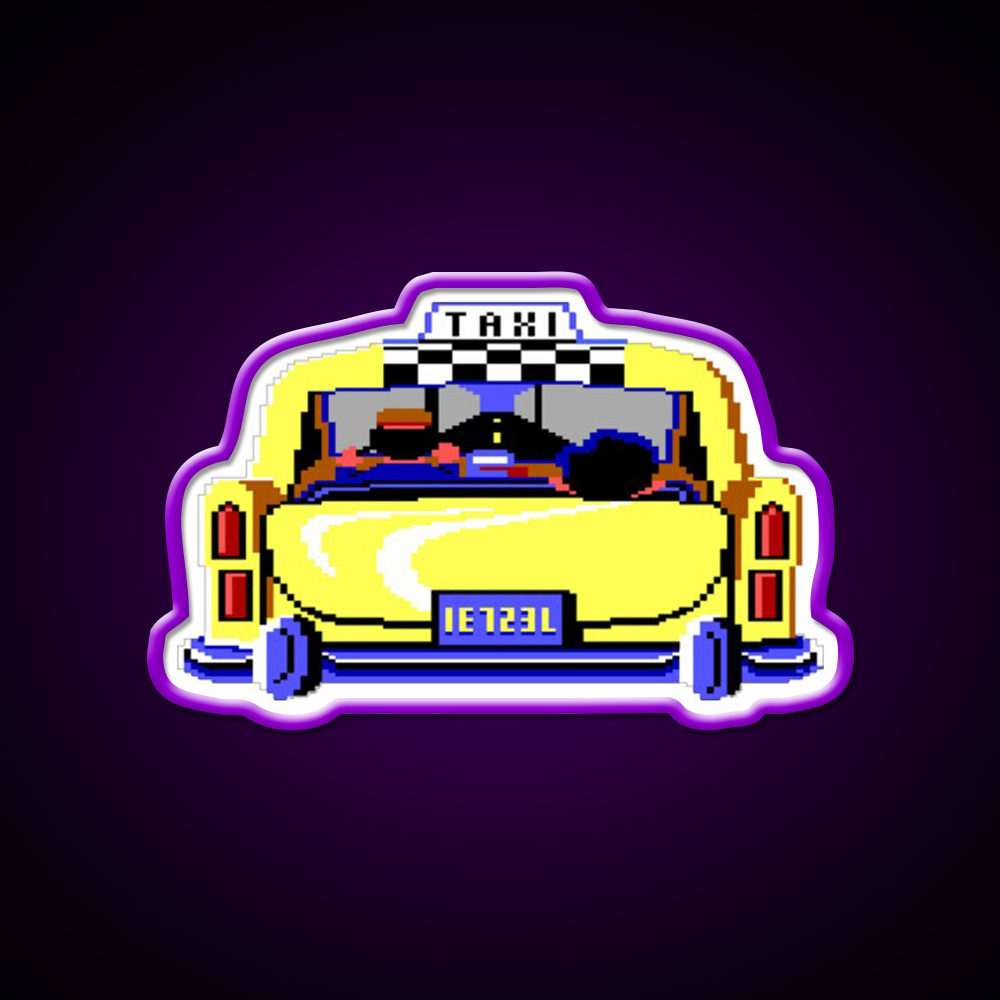 Larry In Taxi Man Cave Bar Led Neon Sign Rgb Color