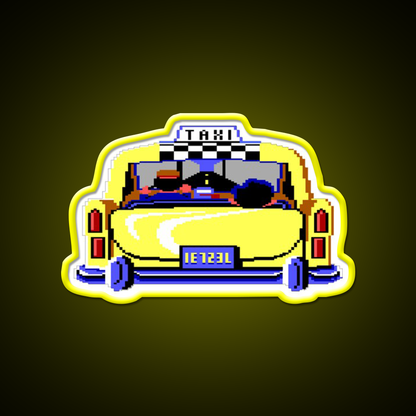 Larry In Taxi Man Cave Bar Led Neon Sign Rgb Color