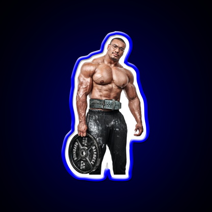 Larry Wheels Photography Gym Fitness Led Neon Sign Rgb Color