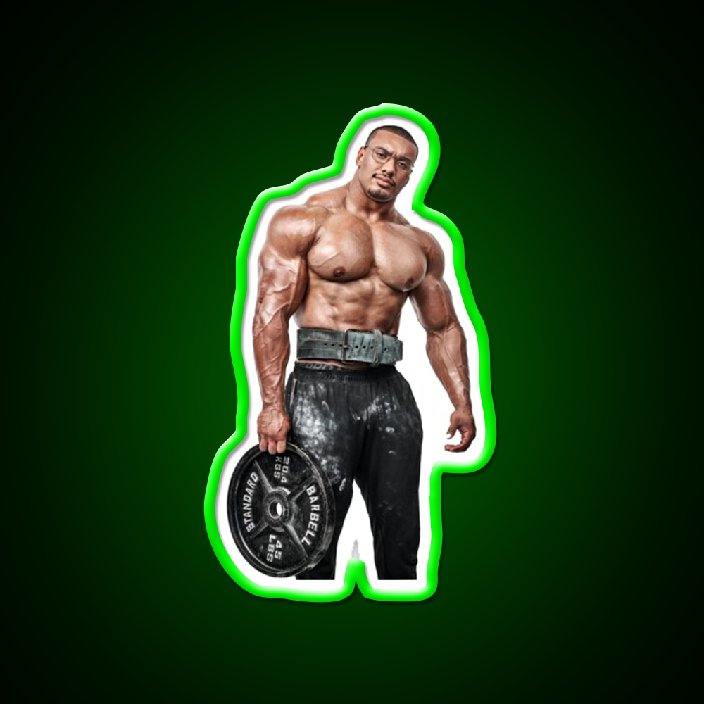 Larry Wheels Photography Gym Fitness Led Neon Sign Rgb Color