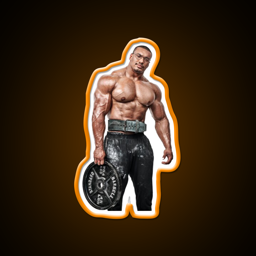 Larry Wheels Photography Gym Fitness Led Neon Sign Rgb Color