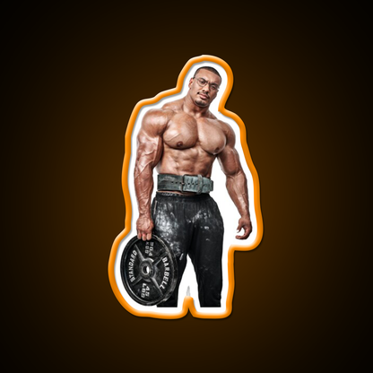 Larry Wheels Photography Gym Fitness Led Neon Sign Rgb Color