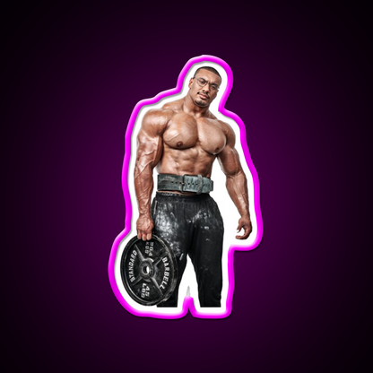 Larry Wheels Photography Gym Fitness Led Neon Sign Rgb Color