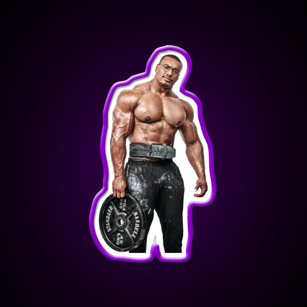 Larry Wheels Photography Gym Fitness Led Neon Sign Rgb Color