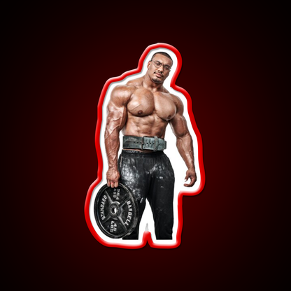 Larry Wheels Photography Gym Fitness Led Neon Sign Rgb Color