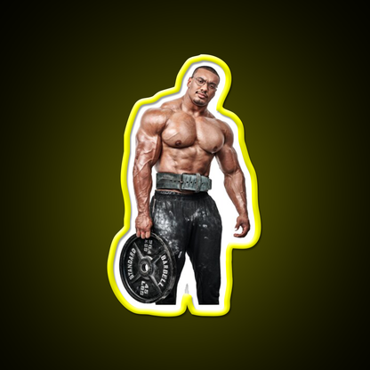 Larry Wheels Photography Gym Fitness Led Neon Sign Rgb Color