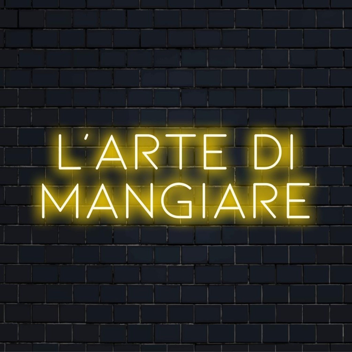 Larte Di Mangiare Italian Led Neon Sign For Restaurant Cafe Wall Decor - Shineneon
