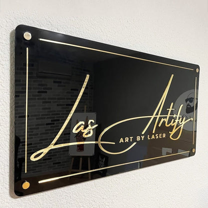 Las Artity Salon Acrylic Business Logo Sign - Shineneon