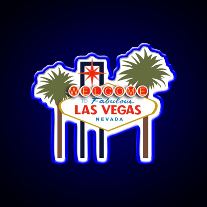 Las Vegas Sign Welcome Led Neon Sign Open Sign Rgb Color - Shineneon