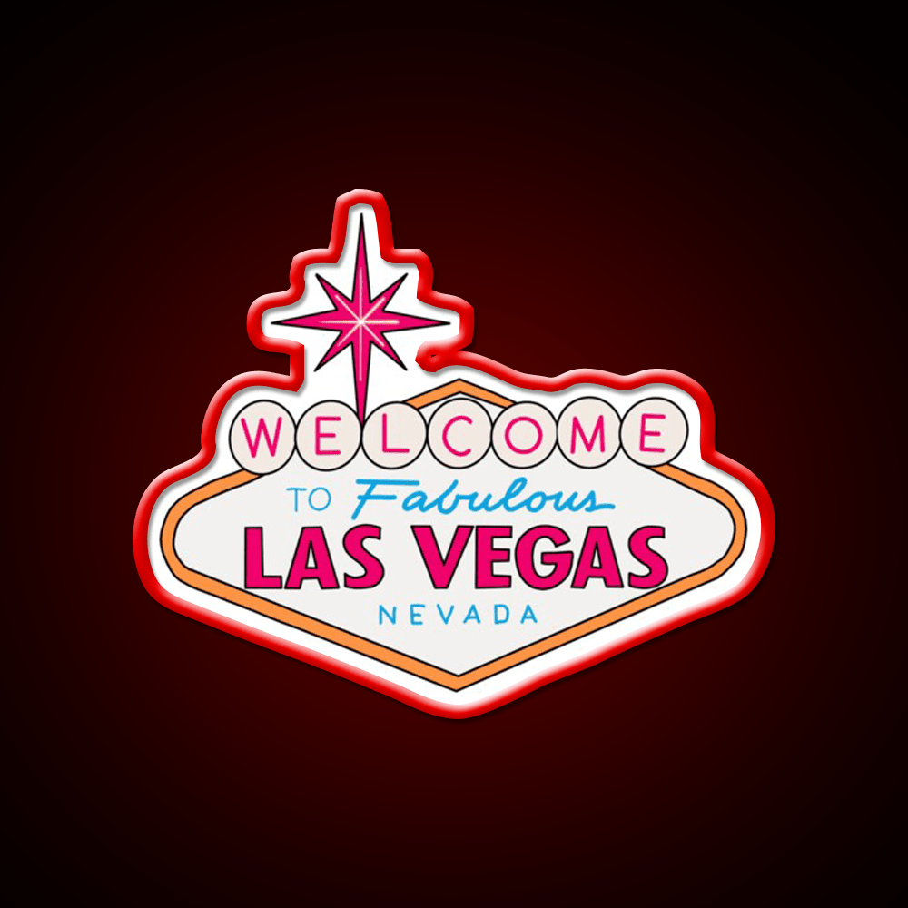 Las Vegas Welcome Led Neon Sign Open Sign Rgb Color - Shineneon
