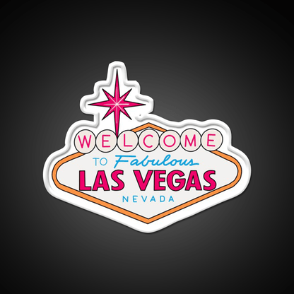 Las Vegas Welcome Led Neon Sign Open Sign Rgb Color - Shineneon