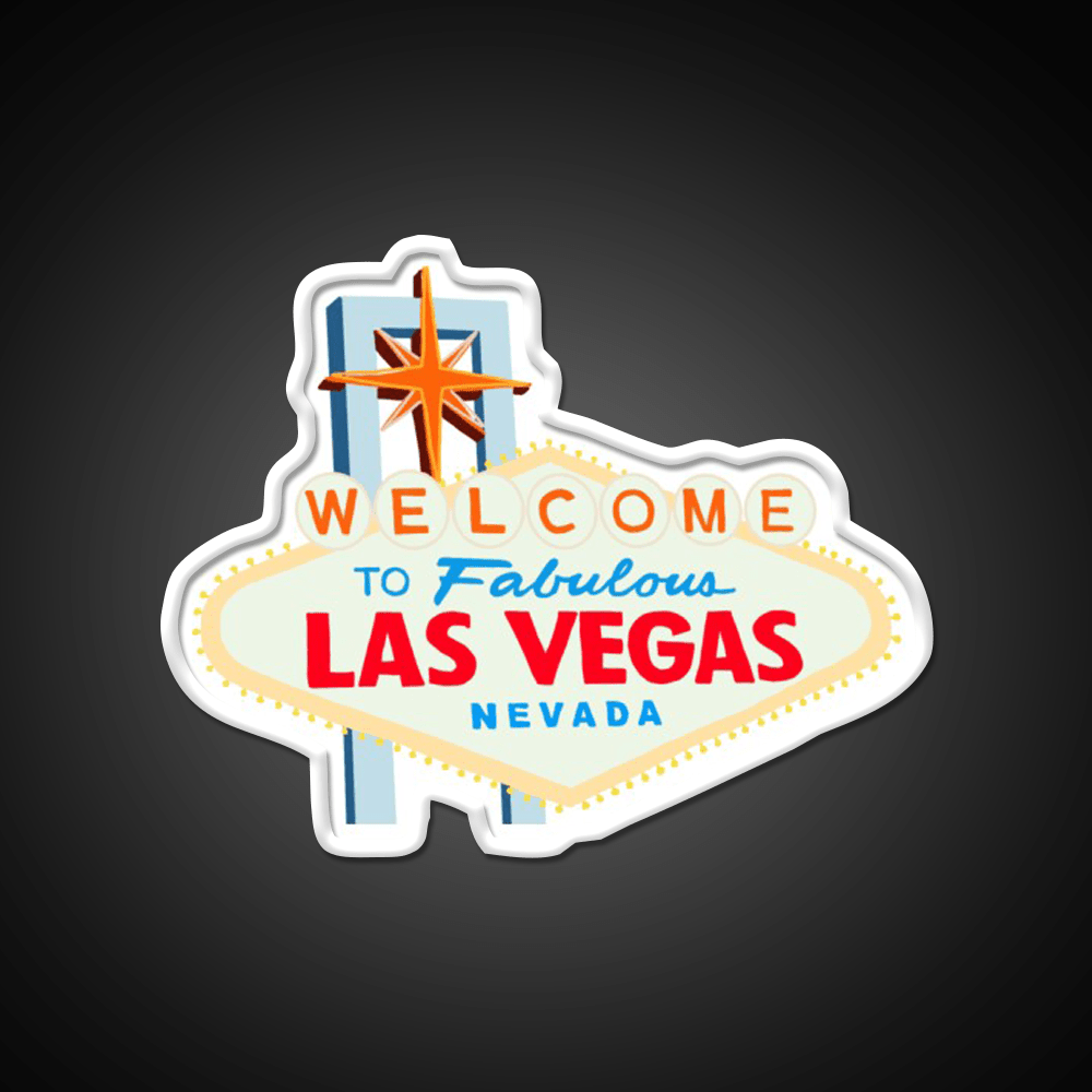 Las Vegas Welcome Led Neon Sign Open Sign Wall Art Rgb Color - Shineneon