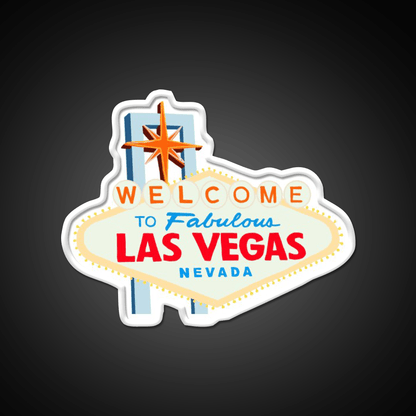 Las Vegas Welcome Led Neon Sign Open Sign Wall Art Rgb Color - Shineneon