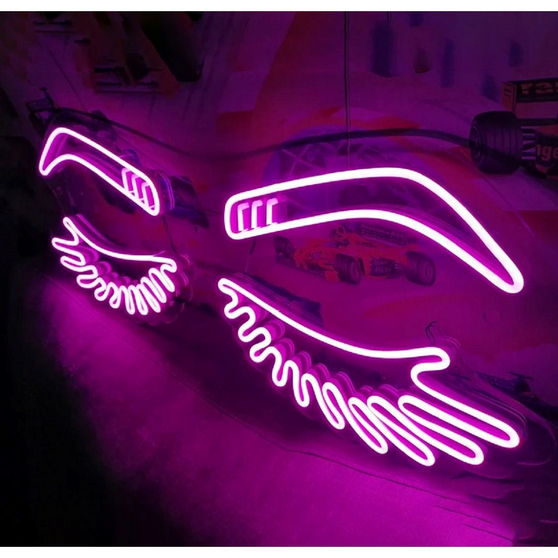 Lashes And Brows Led Sign Business Neon Sign - Shineneon