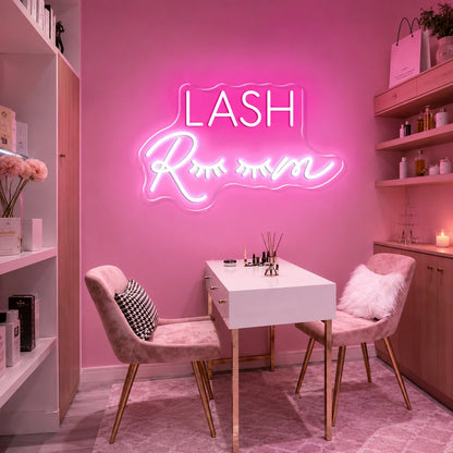 Lashes LED Neon Sign - 01 Original Product Image