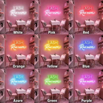 Lashes LED Neon Sign - 05 Color Grid