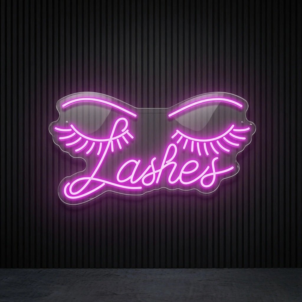 Lashes LED Neon Sign Wall Neon Sign - Shineneon