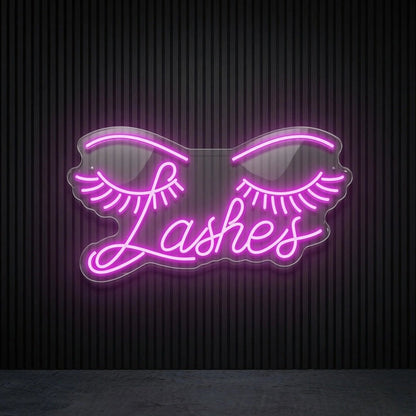 Lashes LED Neon Sign Wall Neon Sign - Shineneon