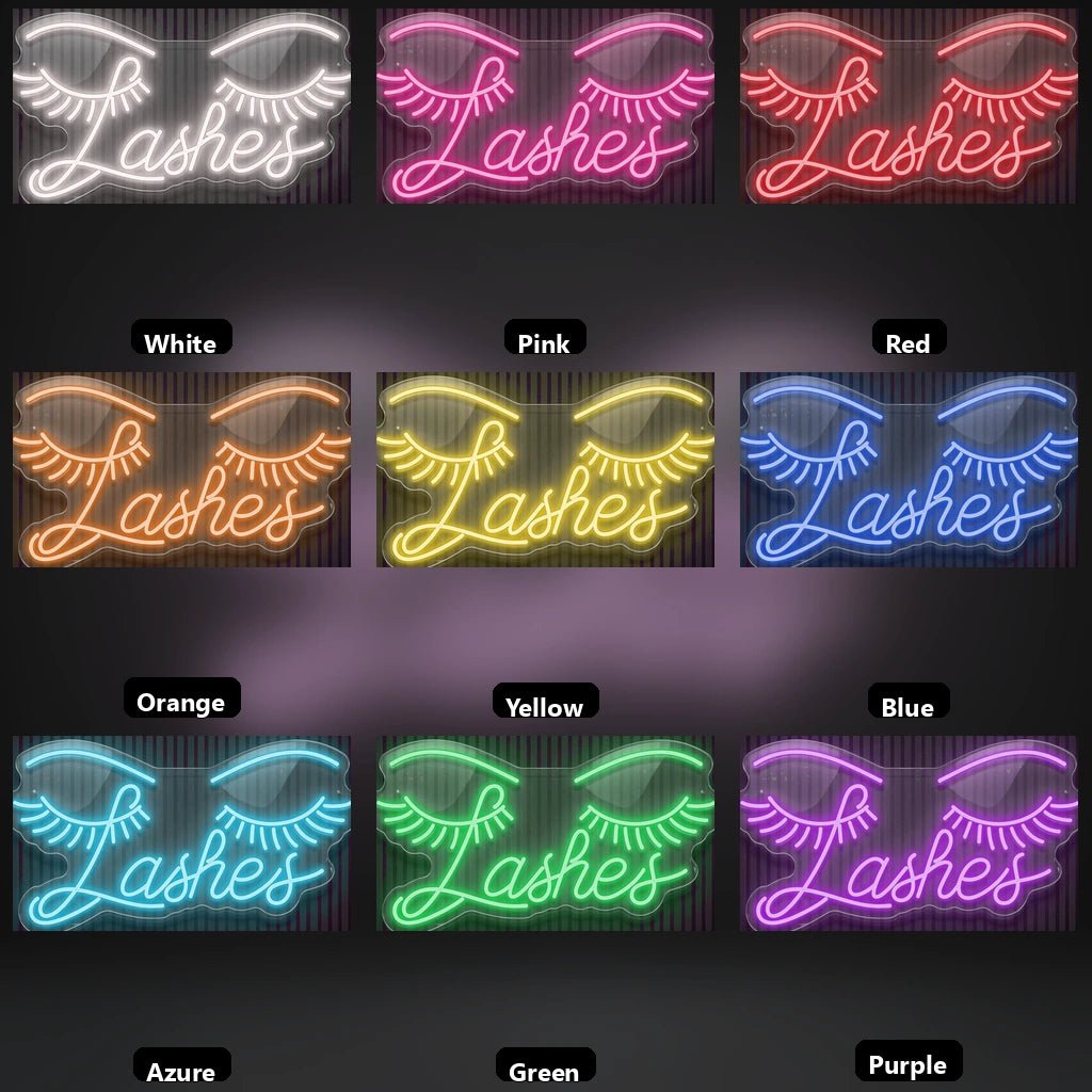 Lashes LED Neon Sign Wall Neon Sign - Shineneon